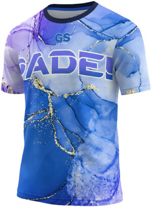 T Shirt Crew Neck Marble Padel