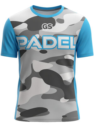 T Shirt Crew Neck Snowcamo Padel