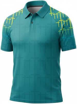 Turquoise Golf Shirt