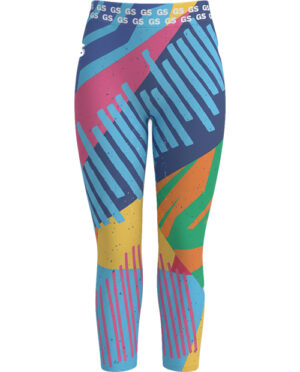 Abstract Colours - 3\4 Tights