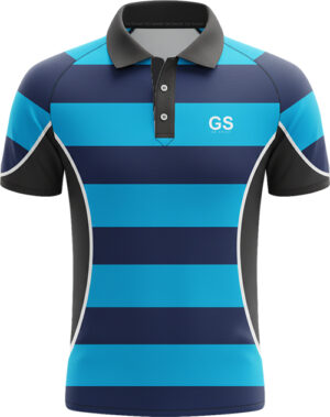 Navy & Light Blue Striped