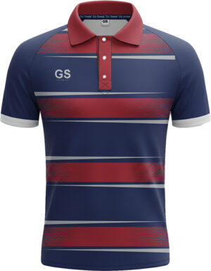 Navy, Grey & Maroon Lines