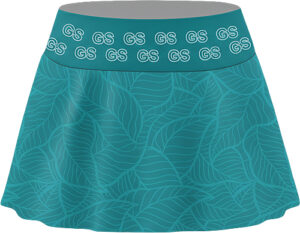 Light Blue Leaves Skirt
