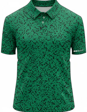 Green Grundge Golf Shirt