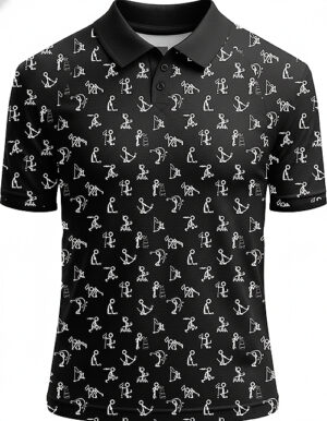 Black Players Golf Shirt