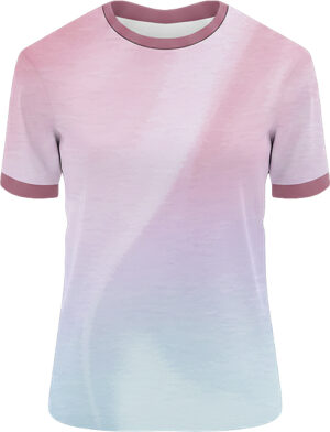 Pink & Blue Fade T-Shirt
