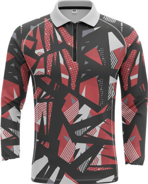 Red Mix Golf Sweater