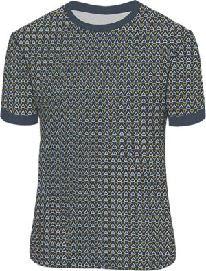 Dark Blue Triangles T-Shirt